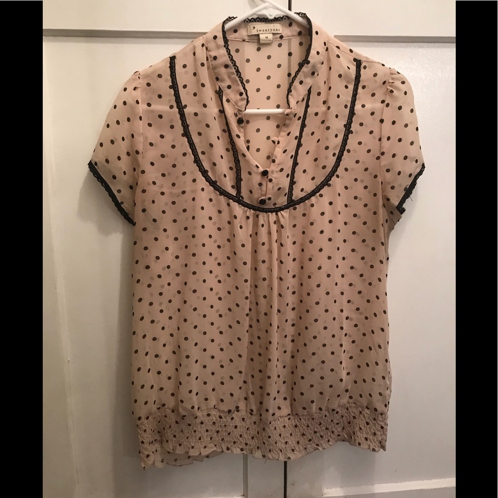 Shear blouse
